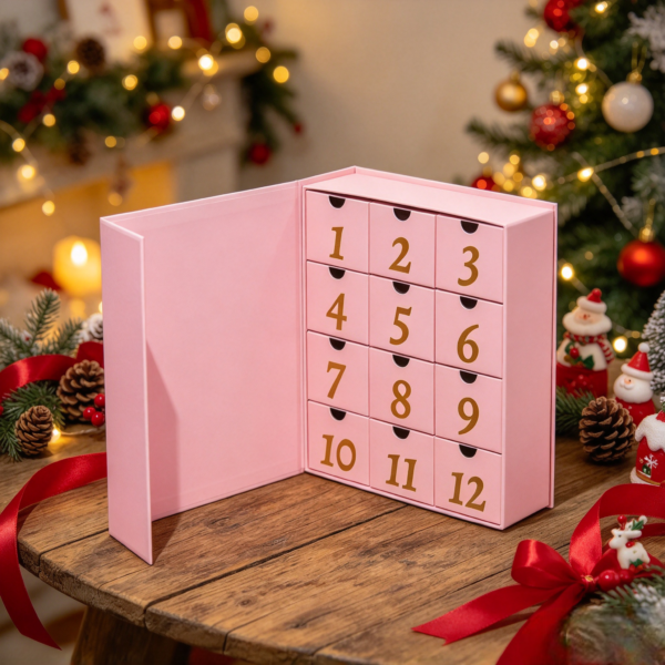 12-Compartment Christmas Mini Perfume Advent Calendar 12pcs